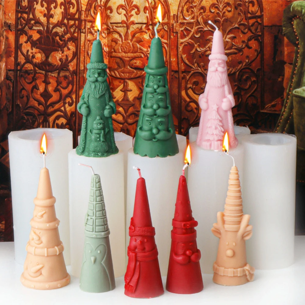 Party Hat Cone - Long Hat Cartoon Snowman Candle Making