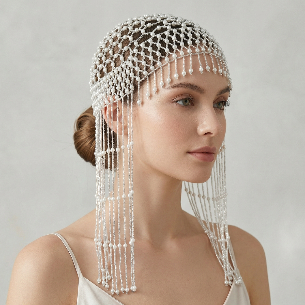Luxury Pearls Beaded Headwrap  - Event Suppliers recension och pris