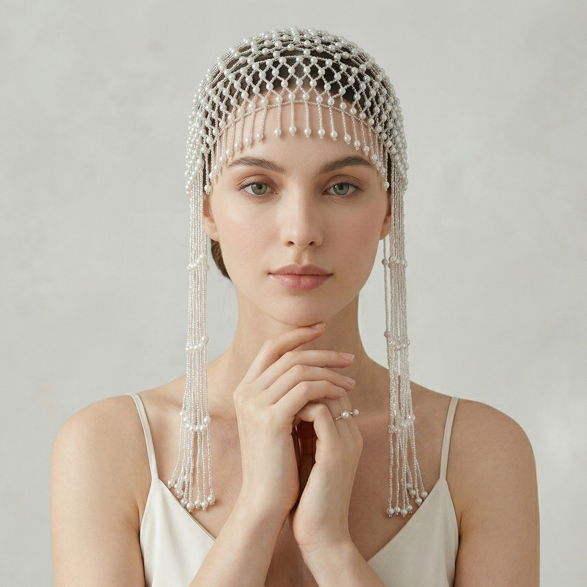 Luxury Pearls Beaded Headwrap  - Event Suppliers recension och pris
