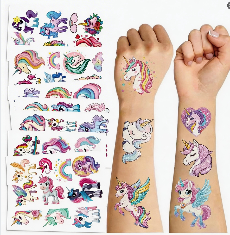 Unicorn Theme Birthday Decorat - Table Cloth Disposable recension och pris