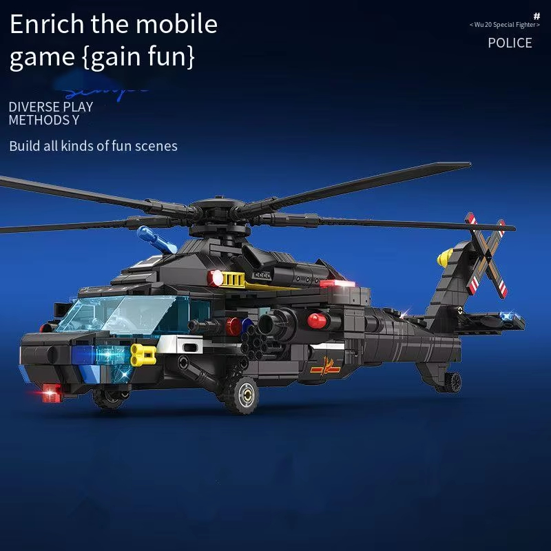 898PCS Military Helicopter Z-2 - Event Z recension och pris