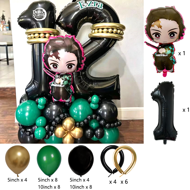 Premium Demon Slayer Theme Bal - Balloon Arch Kit recension och pris