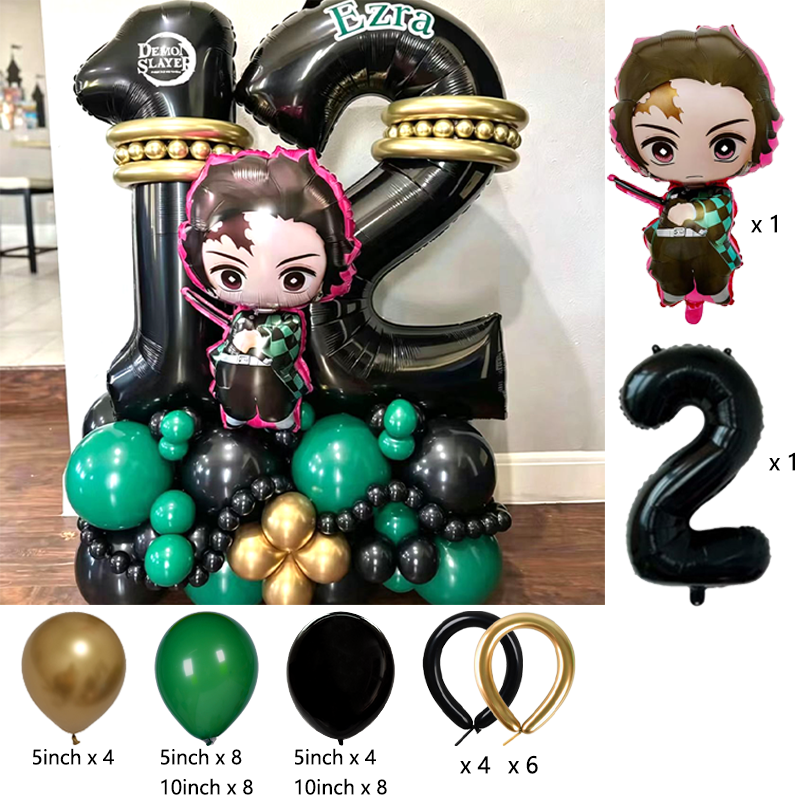 Premium Demon Slayer Theme Bal - Balloon Arch Kit recension och pris