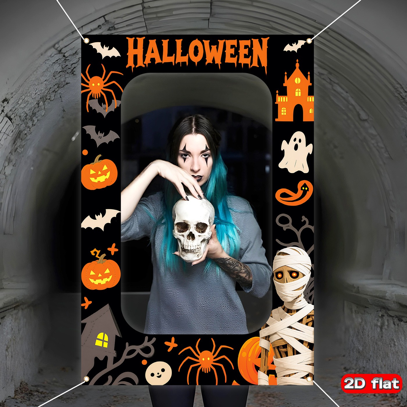 Halloween Hollow Photo Booth F - Photo Booth Frame recension och pris