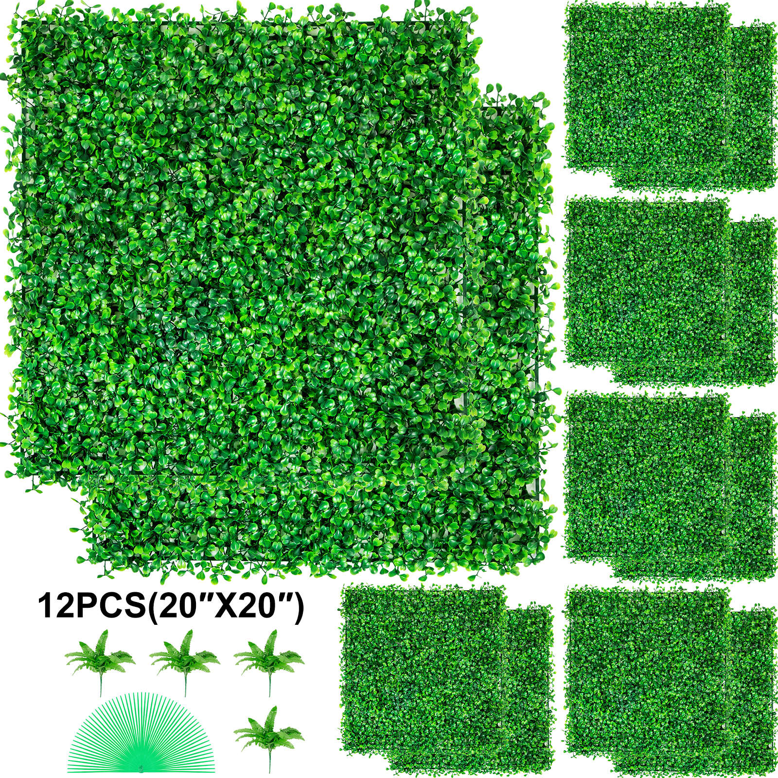 SucceBuy Artificial Plant Wall - Flower Wall Panel recension och pris