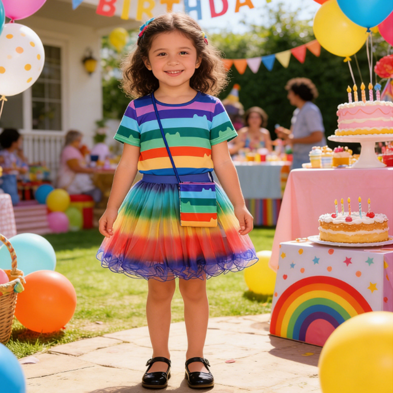 Halloween Costume Girl	Rainbow - Party Favor Bag recension och pris