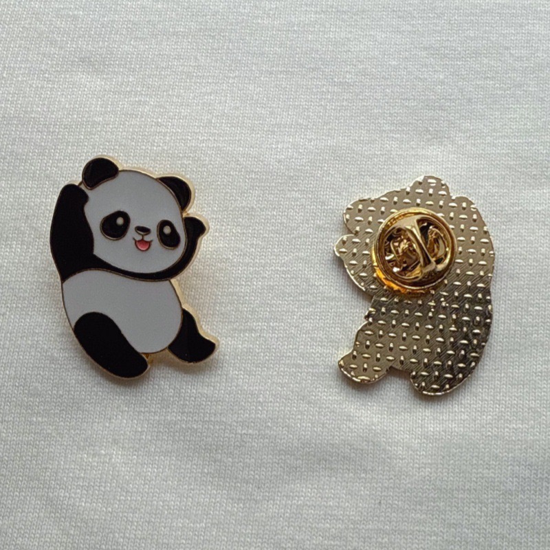 6pcs Cartoon China Panda Badge - Eve Party recension och pris