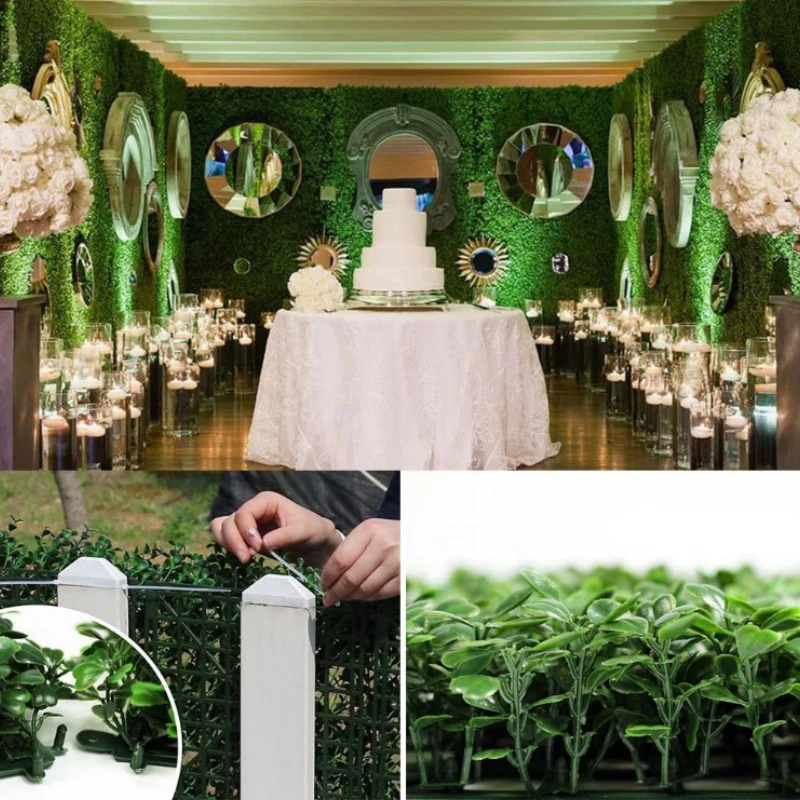 Artificial Plants Grass Wall B - Flower Wall Panel recension och pris