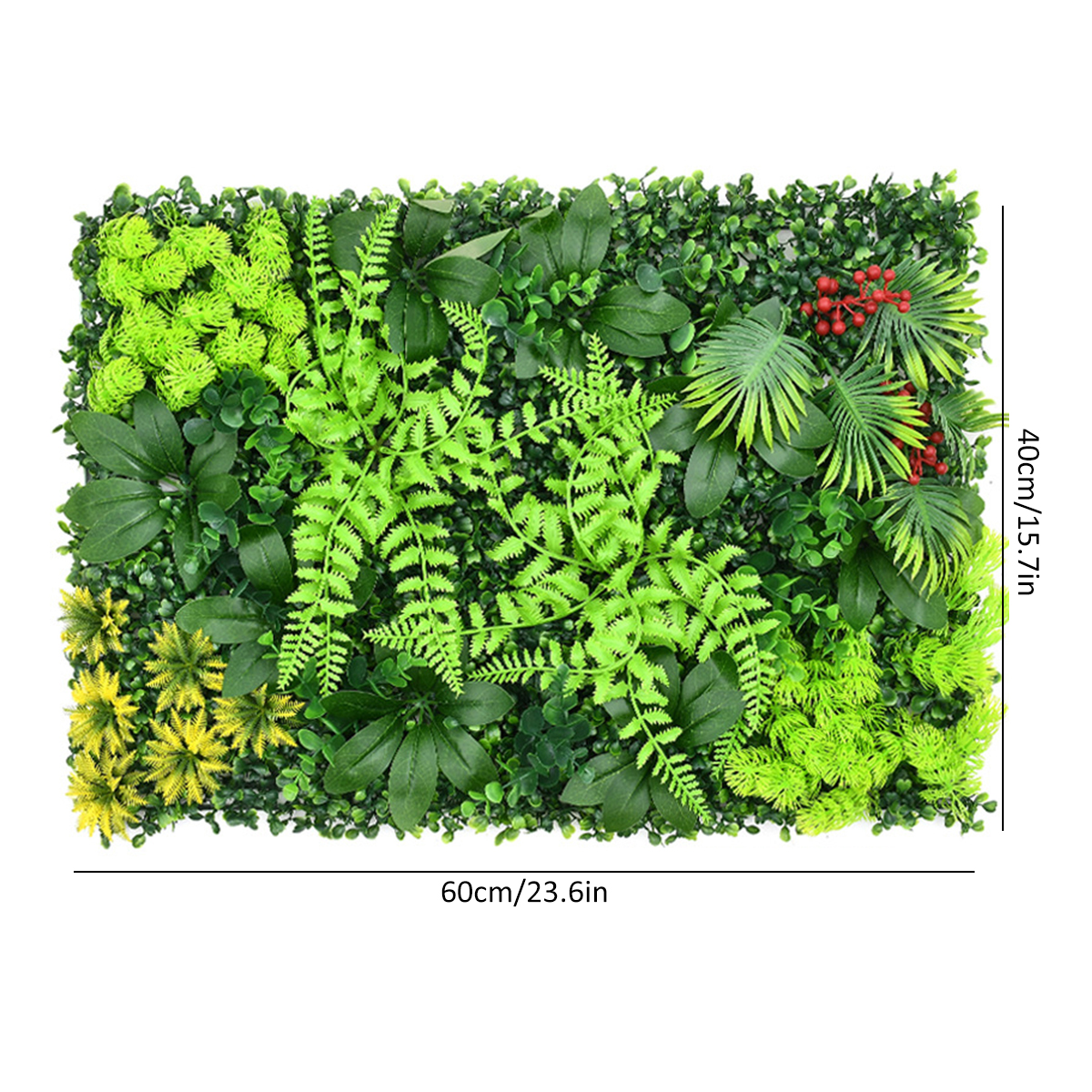 Artificial Plant Wall Plastic  - Flower Wall Panel recension och pris