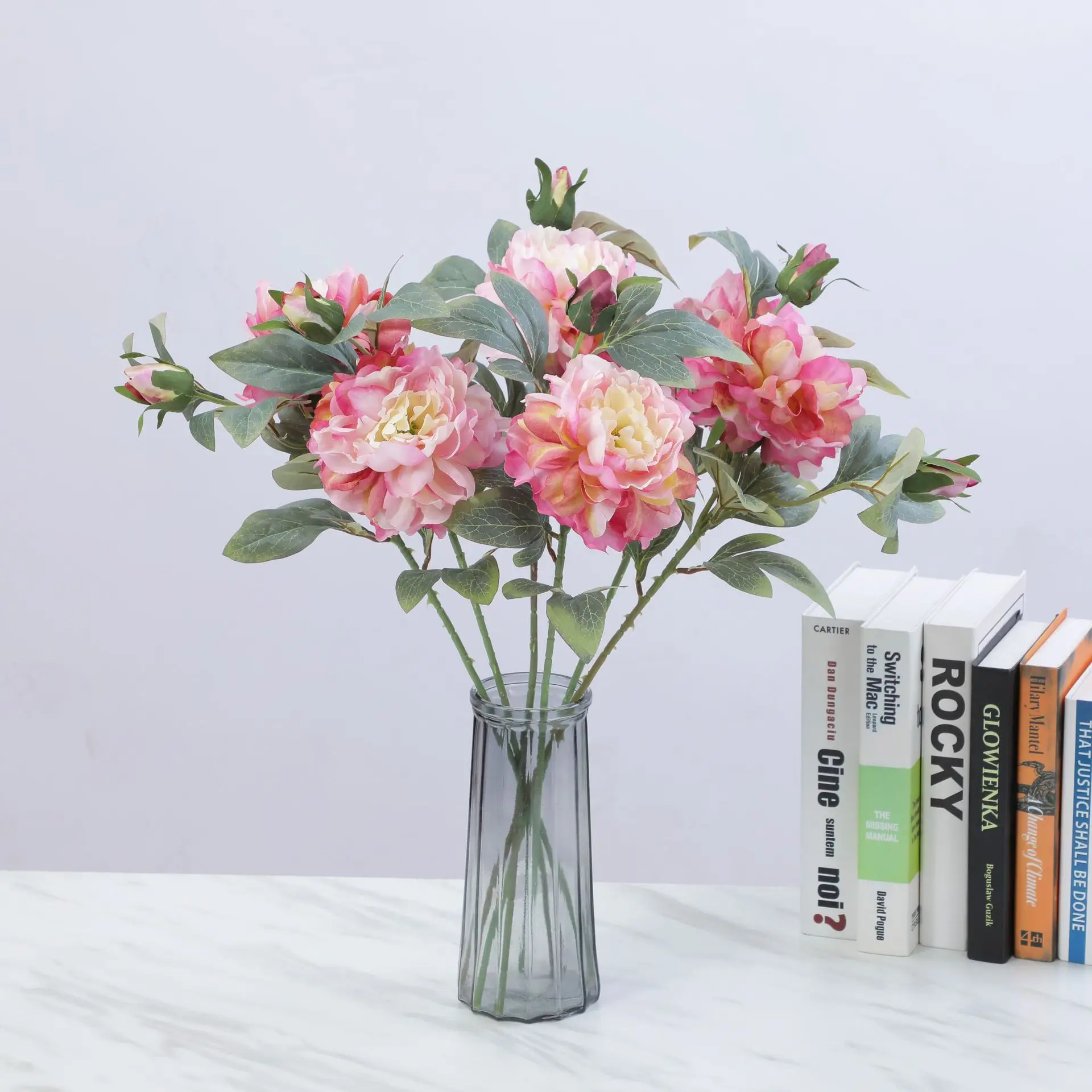 Artificial Peony Flower Single - Flower Wall Panel recension och pris