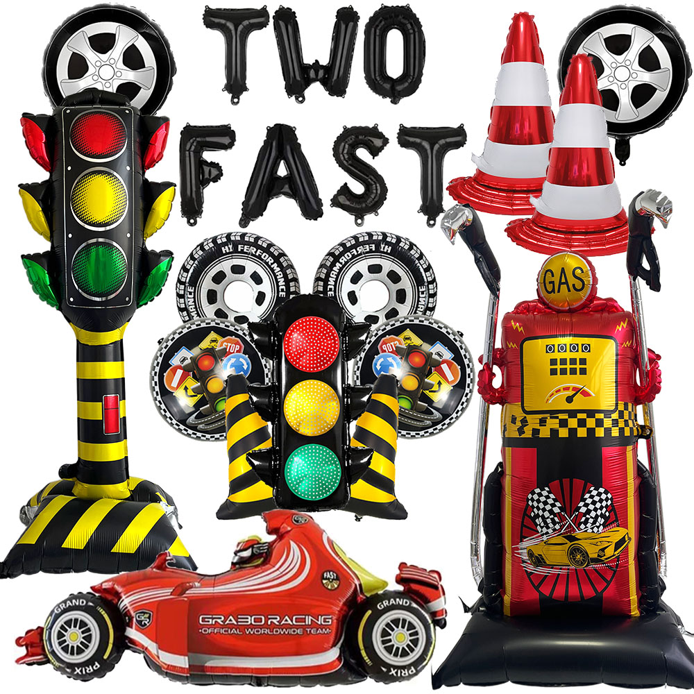 Racing Balloons Decorations Tr - Balloon Pump Hand recension och pris