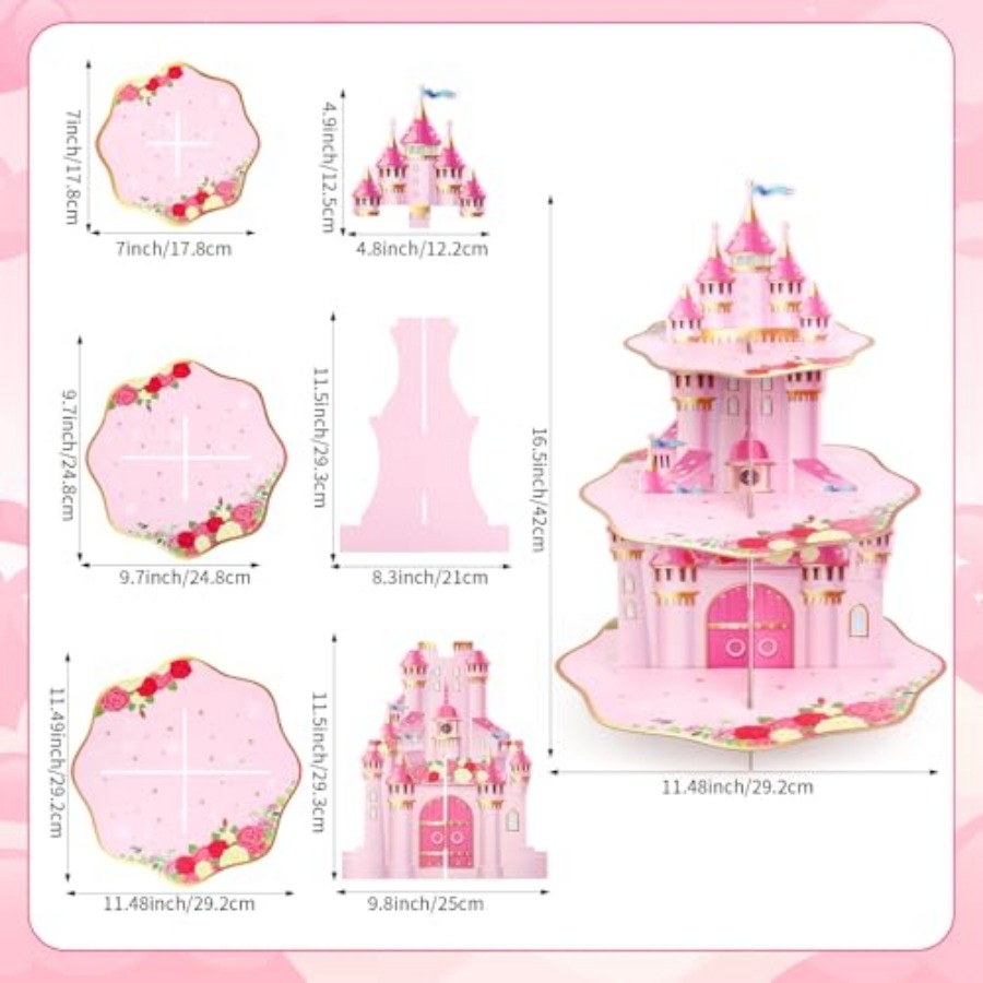 3 Tier Cupcake Stand Birthday  - Cupcake Stand Tier recension och pris