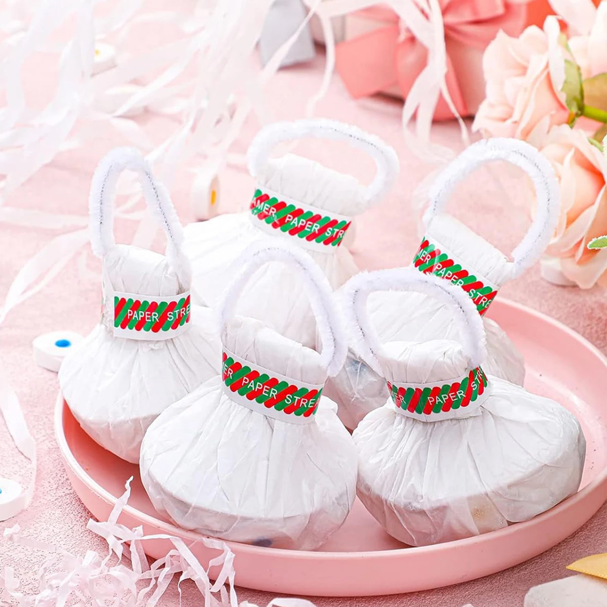 10Pcs Romantic White Hand-Thro - Confetti Cannon Tube recension och pris