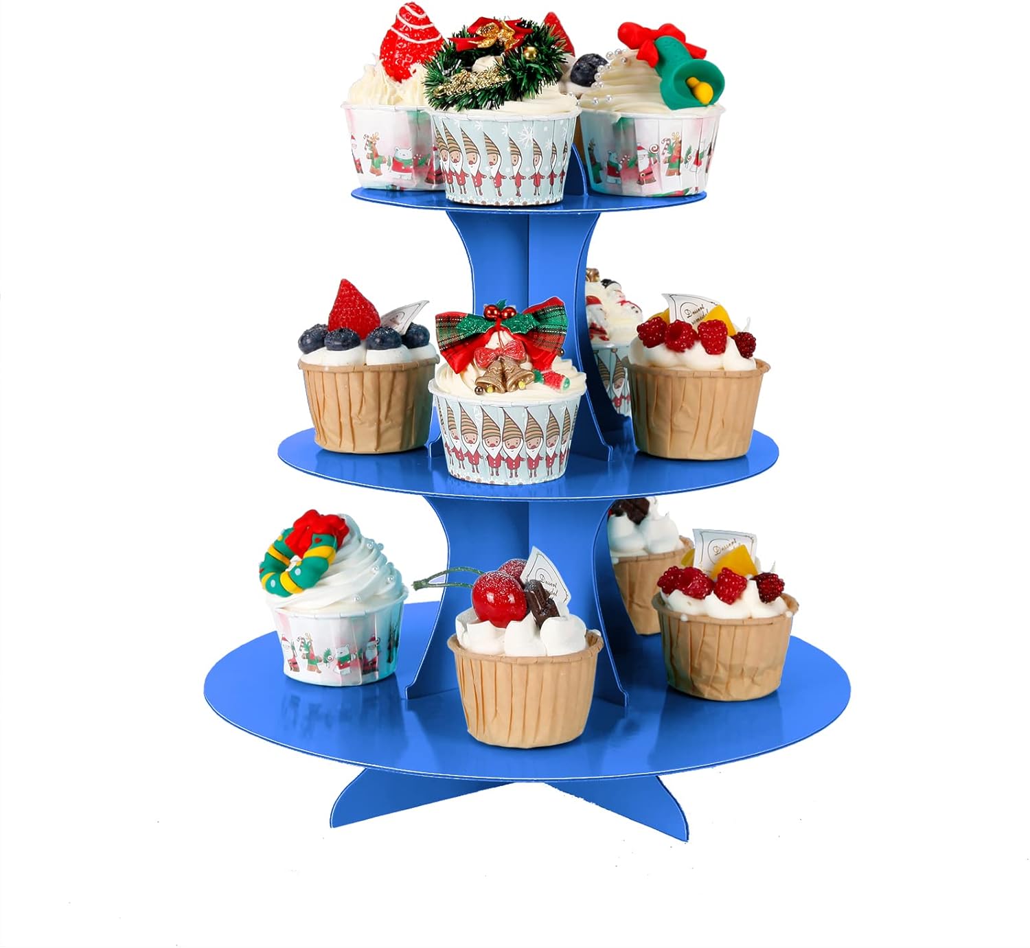 3-Tier Cupcake Stand, 2Pcs, St - Cupcake Stand Tier recension och pris