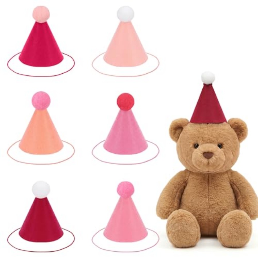 6 Pcs Mini Party Hats for Stuf - Party Hat Cone recension och pris