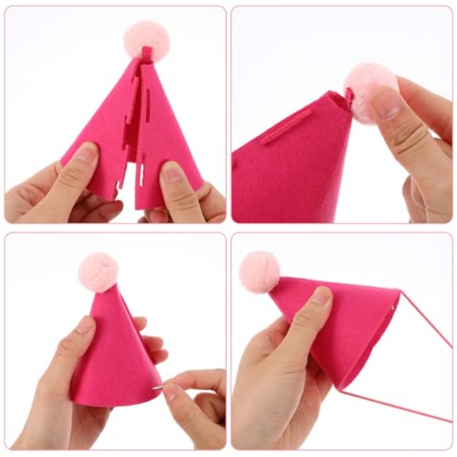 6 Pcs Mini Party Hats for Stuf - Party Hat Cone recension och pris