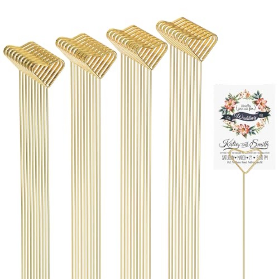 40 Packs Floral Card Holder Pi - Centerpiece Stick recension och pris