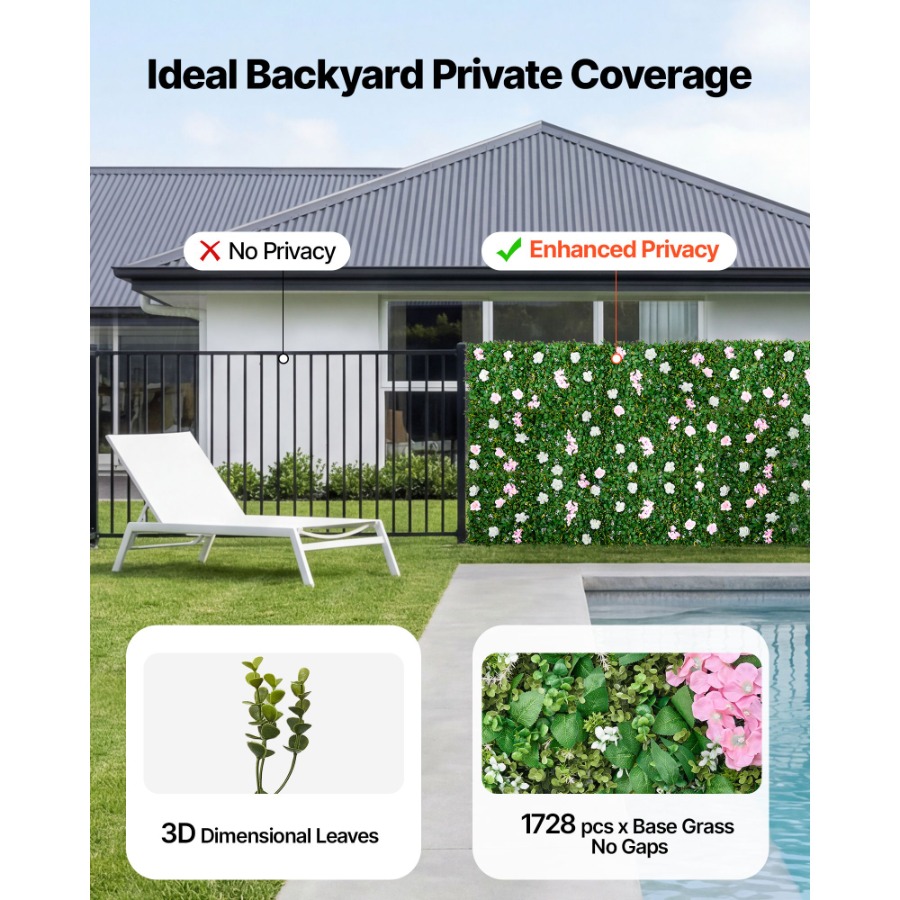 Wedding event backdrop: 3D sil - Flower Wall Panel recension och pris