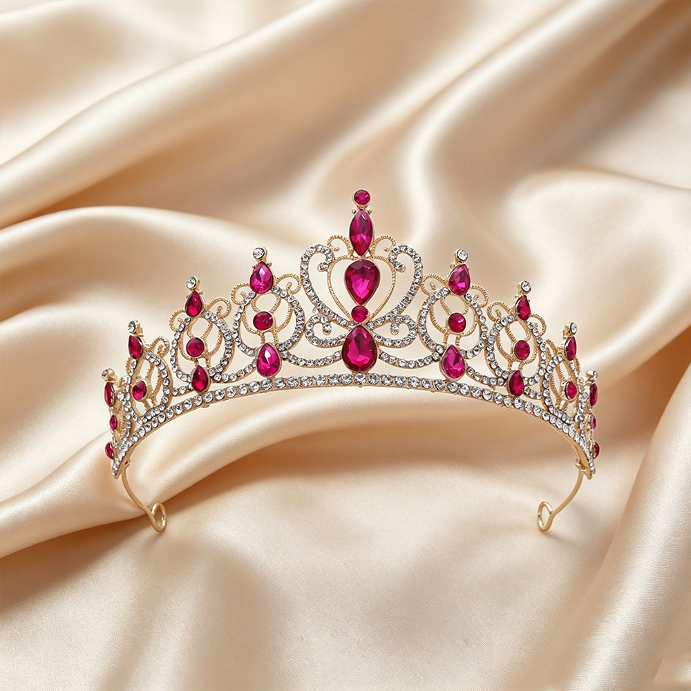 Luxury Vintage Gold Tiara Crow - Event & Party Supply recension och pris