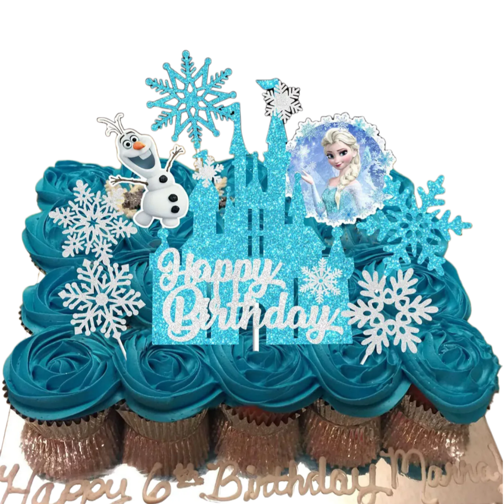 2026 8PCS F-r-o-z-e-n Cake Top - Event Z recension och pris