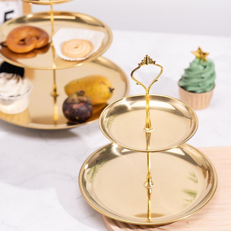 【CPI】Gold Silver 2/3-Tier Cake - Cupcake Stand Tier recension och pris