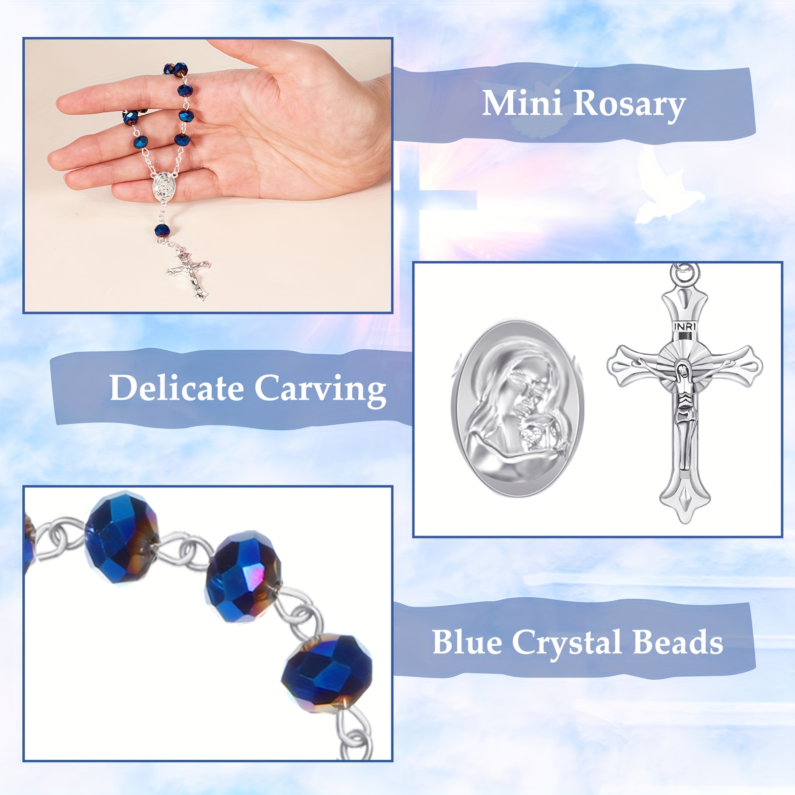 50 Sets Baptism Favors Rosary  - Party Favor Bag recension och pris