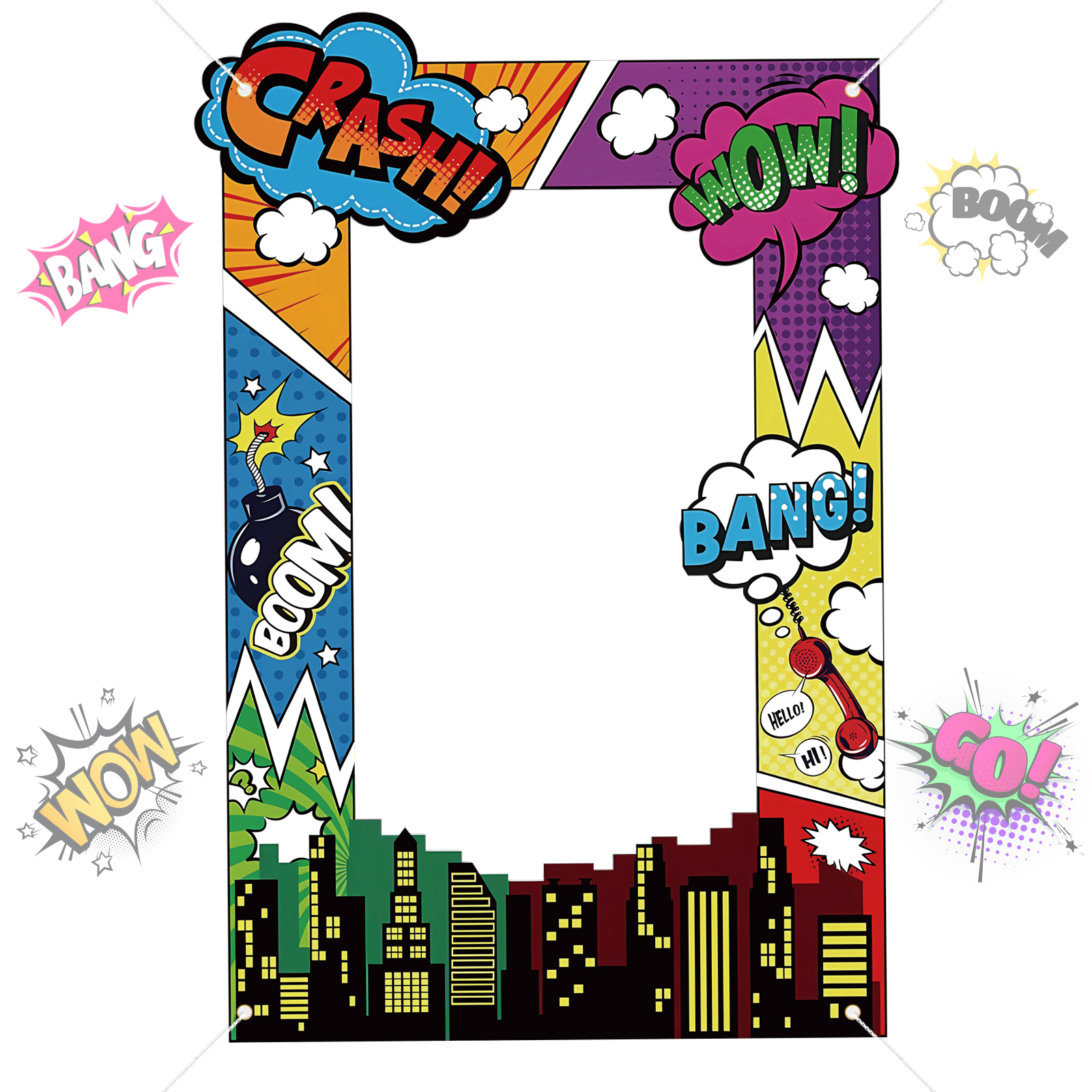 Super Hero Photo Prop Hero Bir - Photo Booth Frame recension och pris