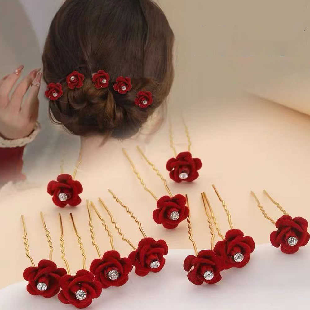 10Pcs Rose Hair Accessories We - Event Suppliers recension och pris