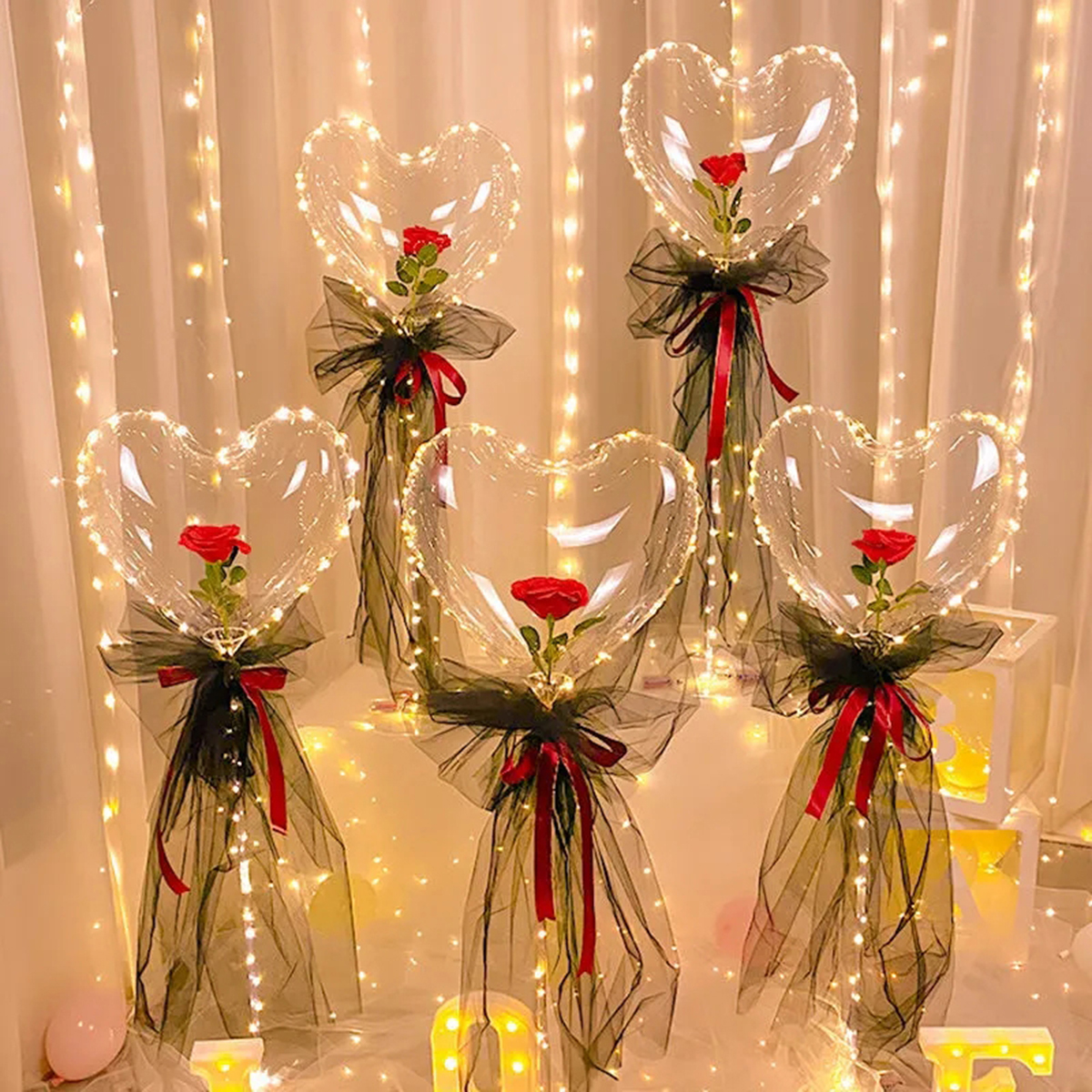 1 Set LED Clear Balloon Transp - Led Balloon Light recension och pris