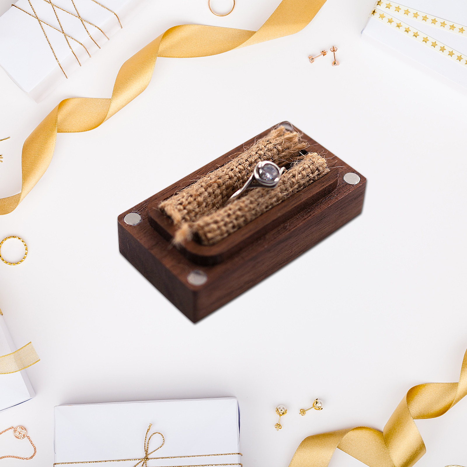 Hard Skin Friendly Wooden Ring - Event Party Box recension och pris