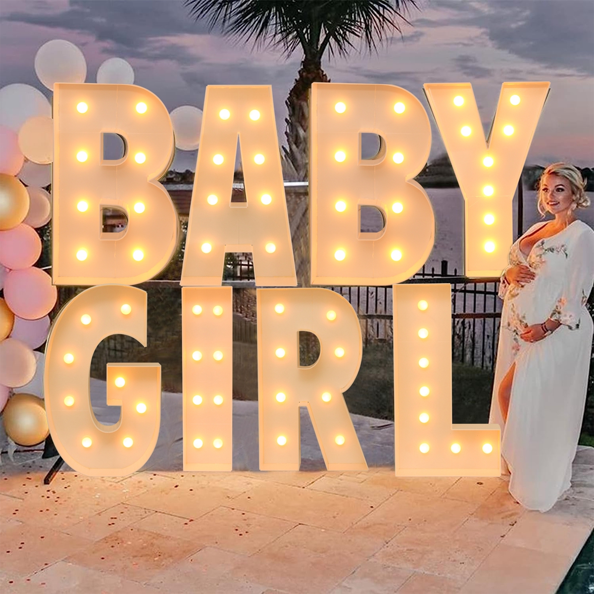 91.5CM Giant Letter Led Light  - Led Balloon Light recension och pris