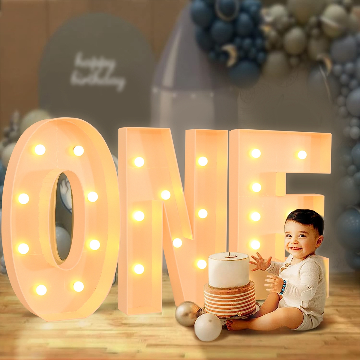 91.5CM Giant Letter Led Light  - Led Balloon Light recension och pris