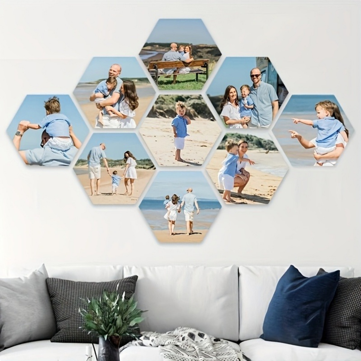 Custom Wall Decor — Modern Hex - Eve Party recension och pris