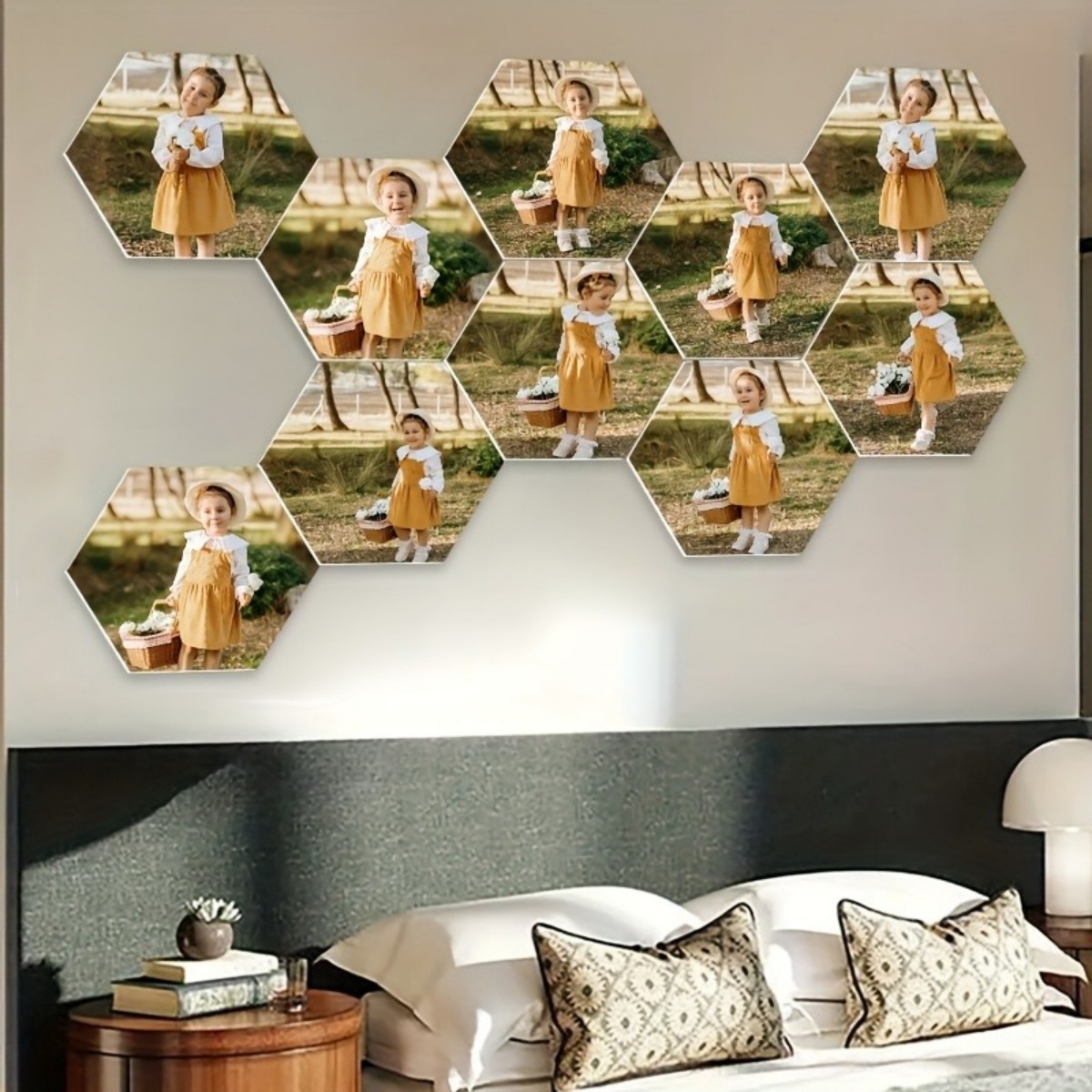 Custom Wall Decor — Modern Hex - Eve Party recension och pris