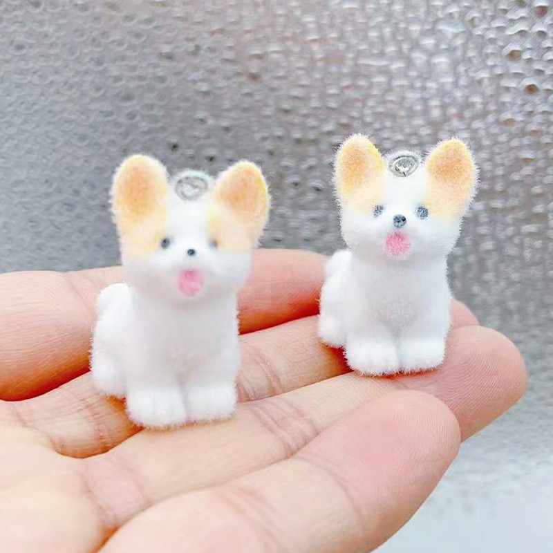10pcs Flocked Dog Cartoon 3D A - Party Favor Bag recension och pris