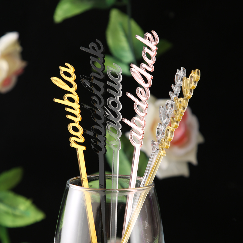 Personalized name drink stirre - Centerpiece Stick recension och pris
