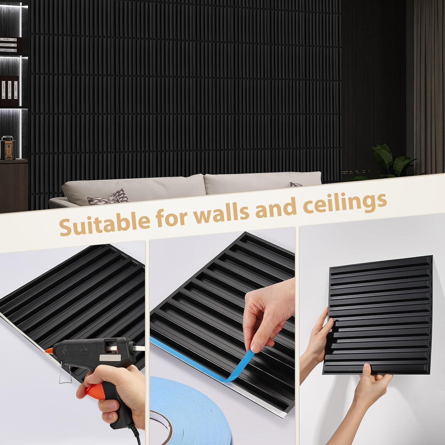 30 Pack 3D Wall Panels for Int - Flower Wall Panel recension och pris