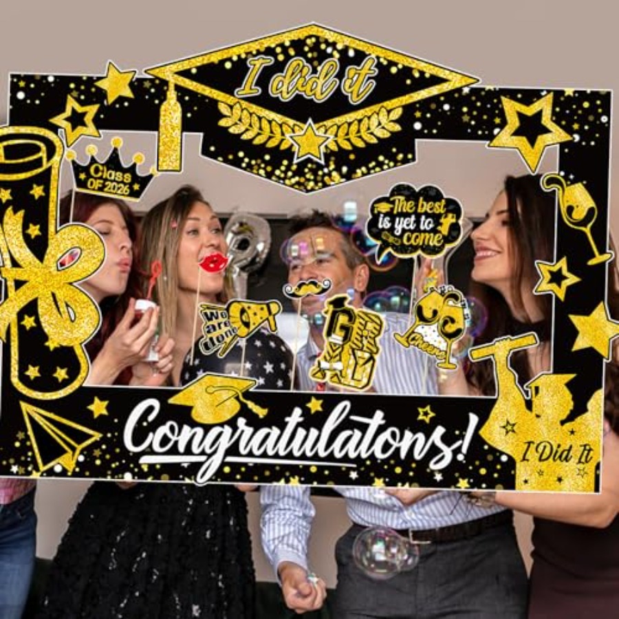 31 Pack Graduation Photo Booth - Photo Booth Frame recension och pris