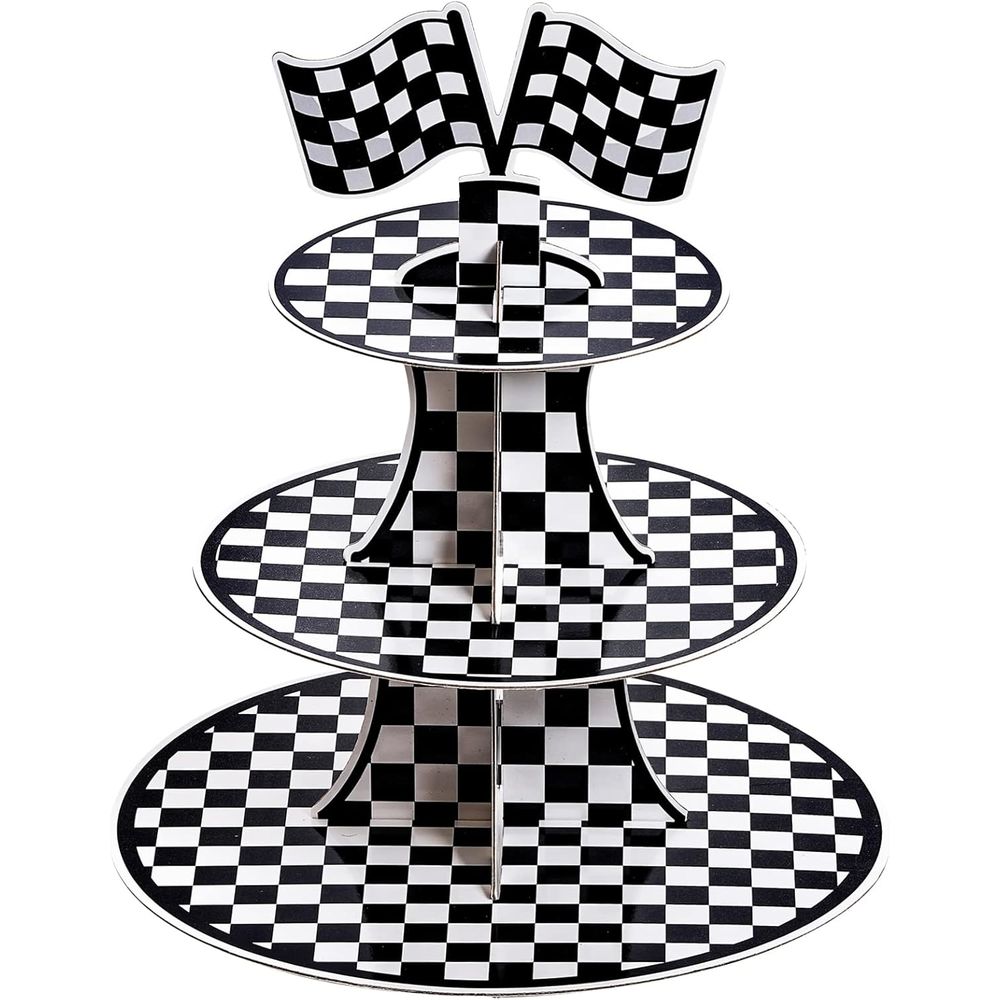 3-Tier Round Cupcake Stand wit - Cupcake Stand Tier recension och pris