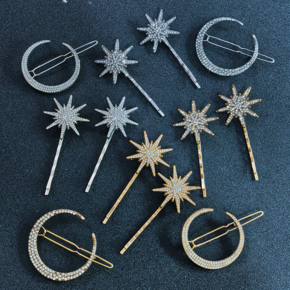 3/4 pcs set Crystal Star Hairp - Event Suppliers recension och pris