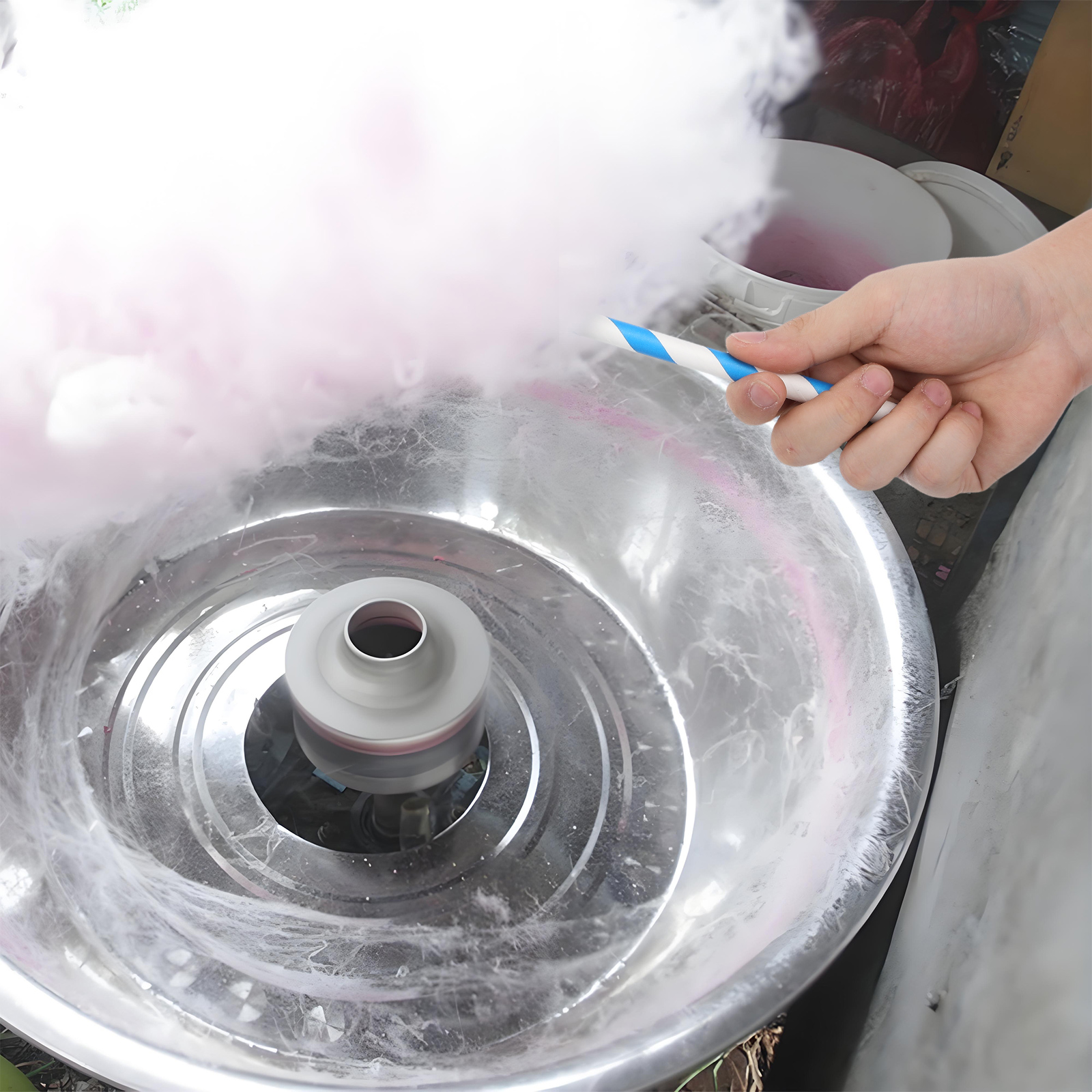 10x300mm Paper Sticks Consumab - Cotton Candy Cone recension och pris