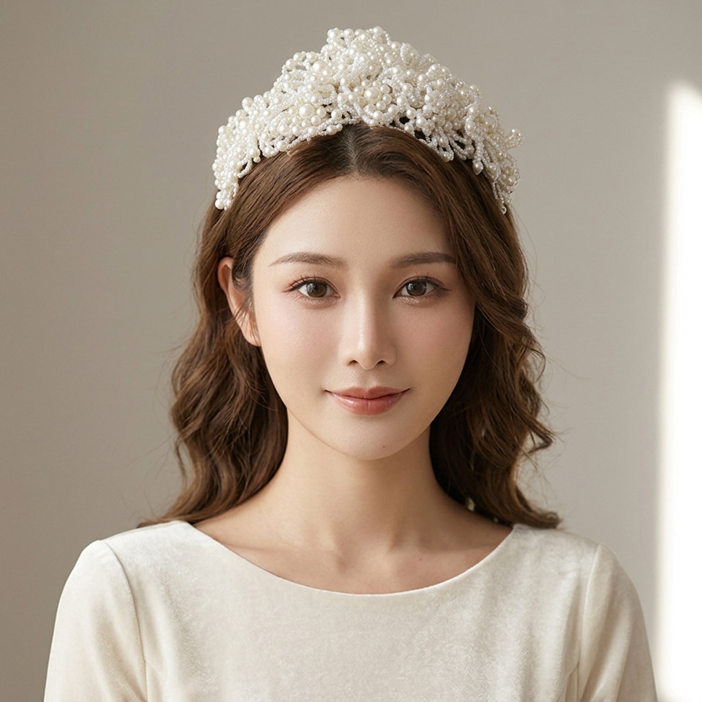 Pearl Crown Headpiece For Wedd - Event Suppliers recension och pris