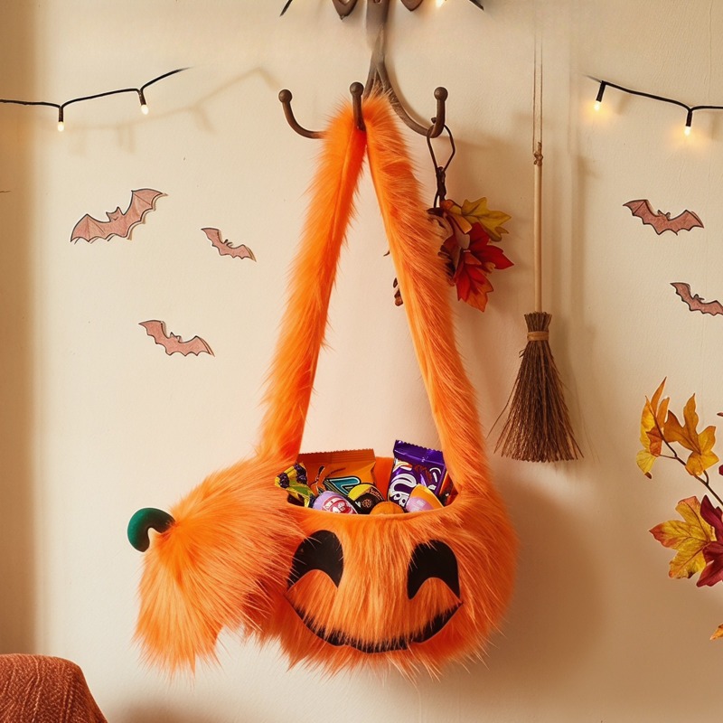 Halloween Pumpkin Candy Bags C - Party Favor Bag recension och pris