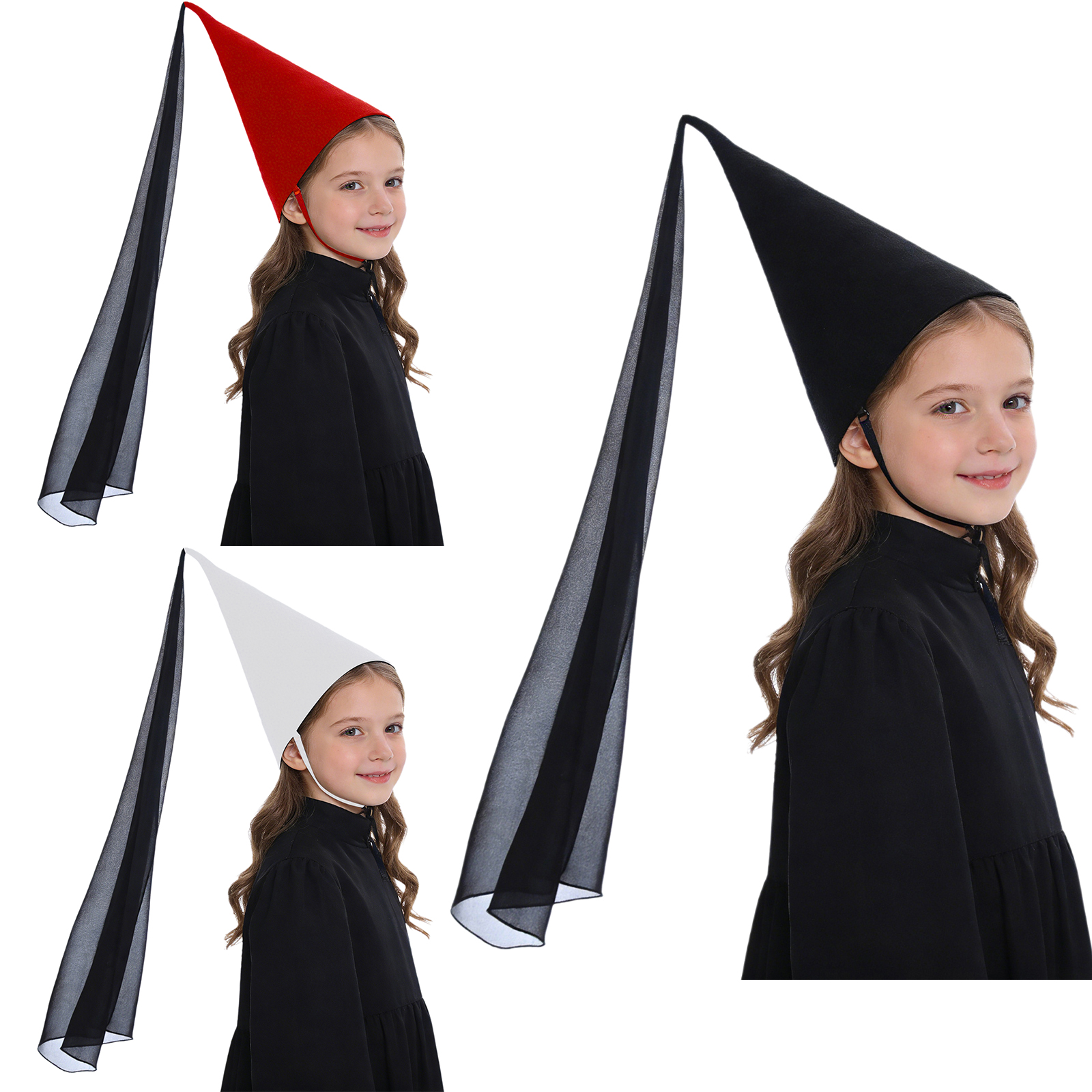 1Pcs Women Medieval Hennin Hat - Party Hat Cone recension och pris