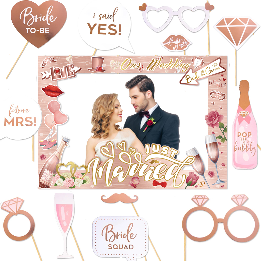 Wedding Decorations Bride to B - Photo Booth Frame recension och pris