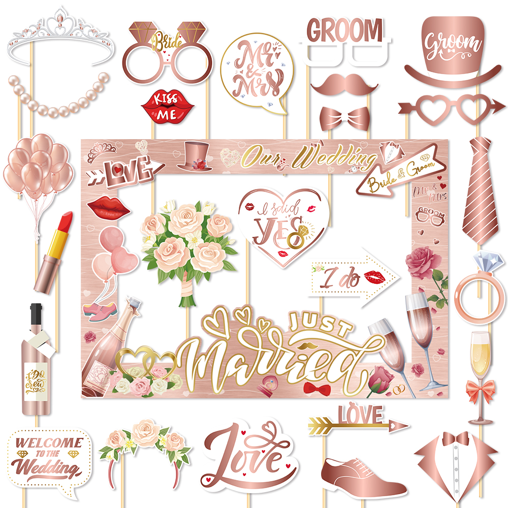 Wedding Decorations Bride to B - Photo Booth Frame recension och pris