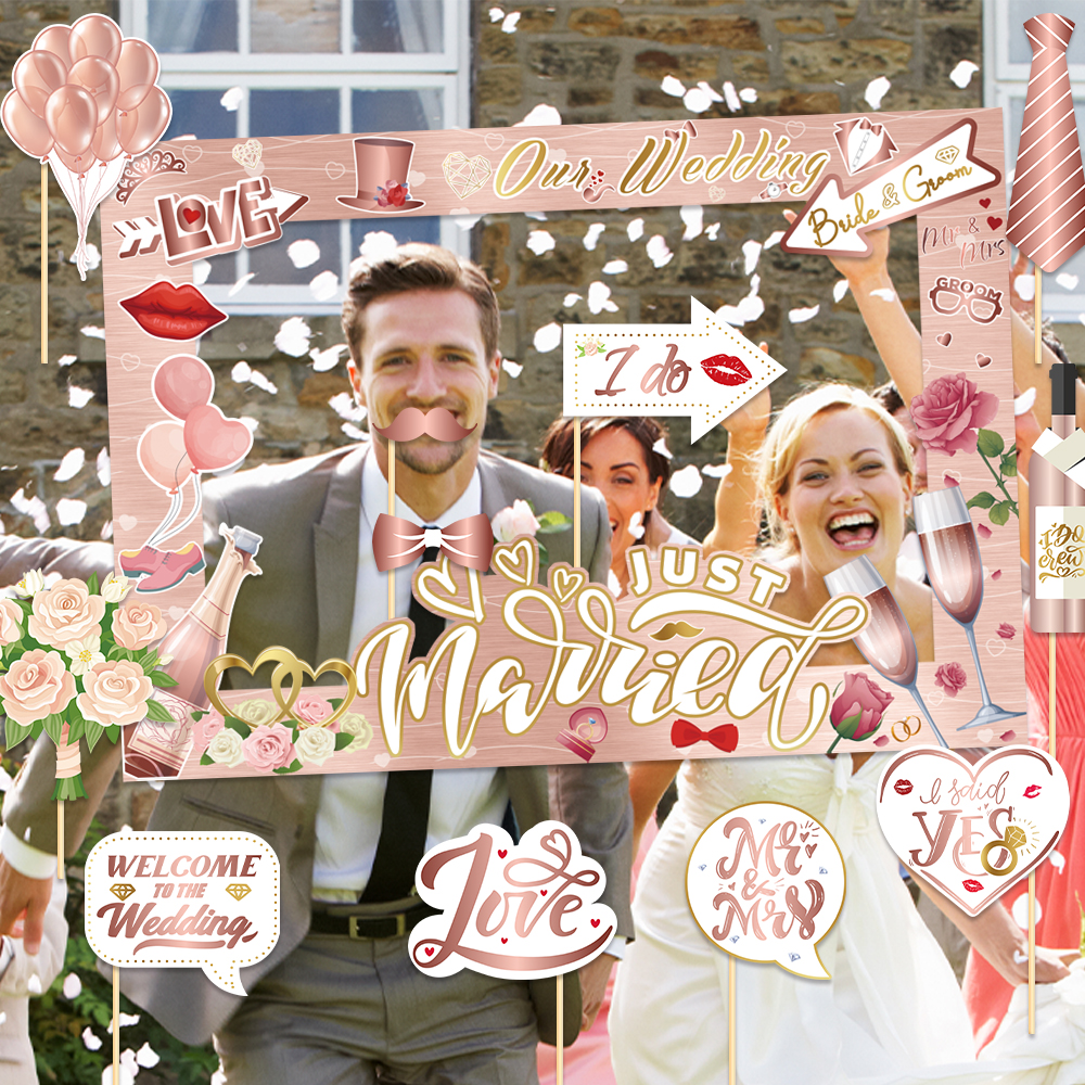 Wedding Decorations Bride to B - Photo Booth Frame recension och pris