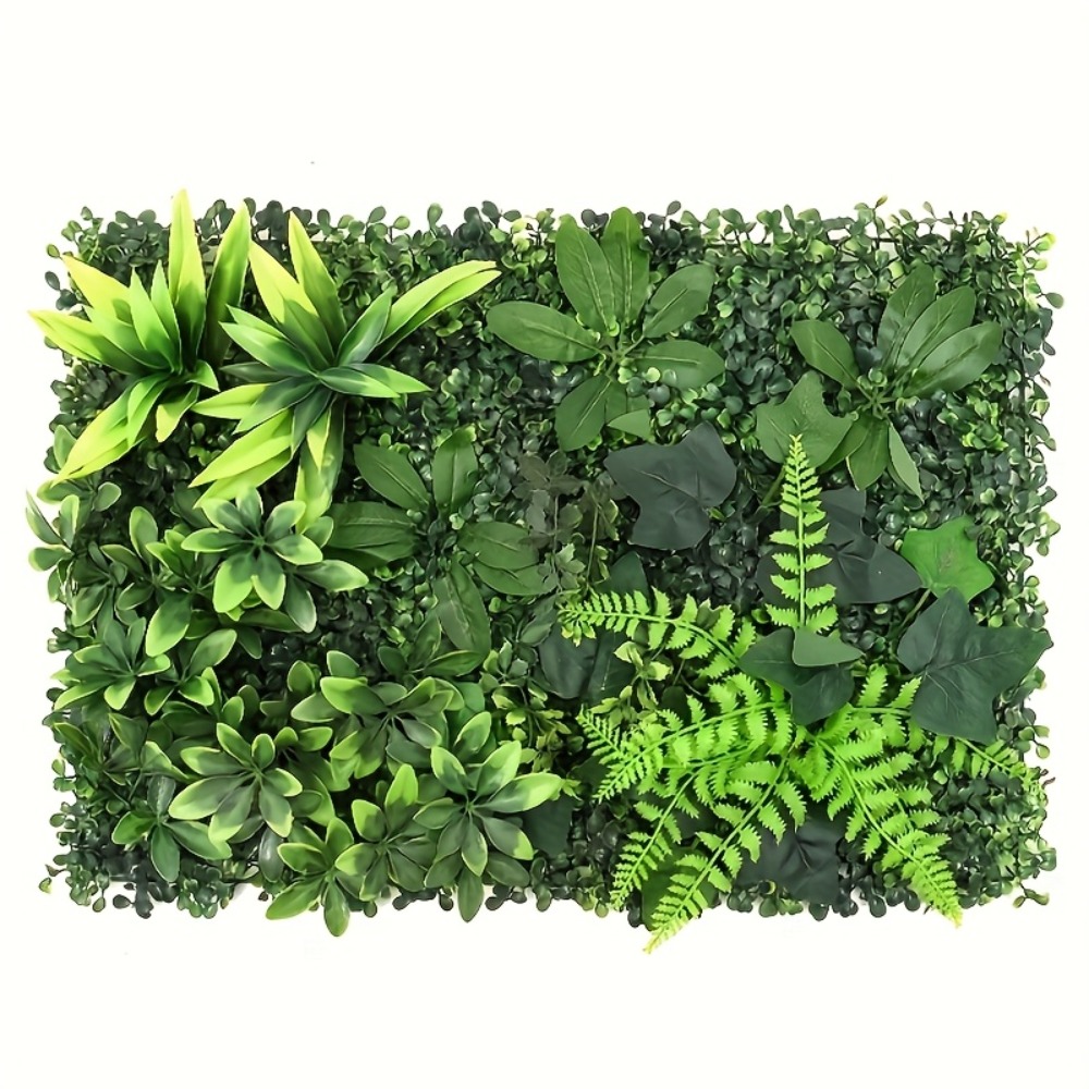1PC Artificial Simulation Gree - Flower Wall Panel recension och pris