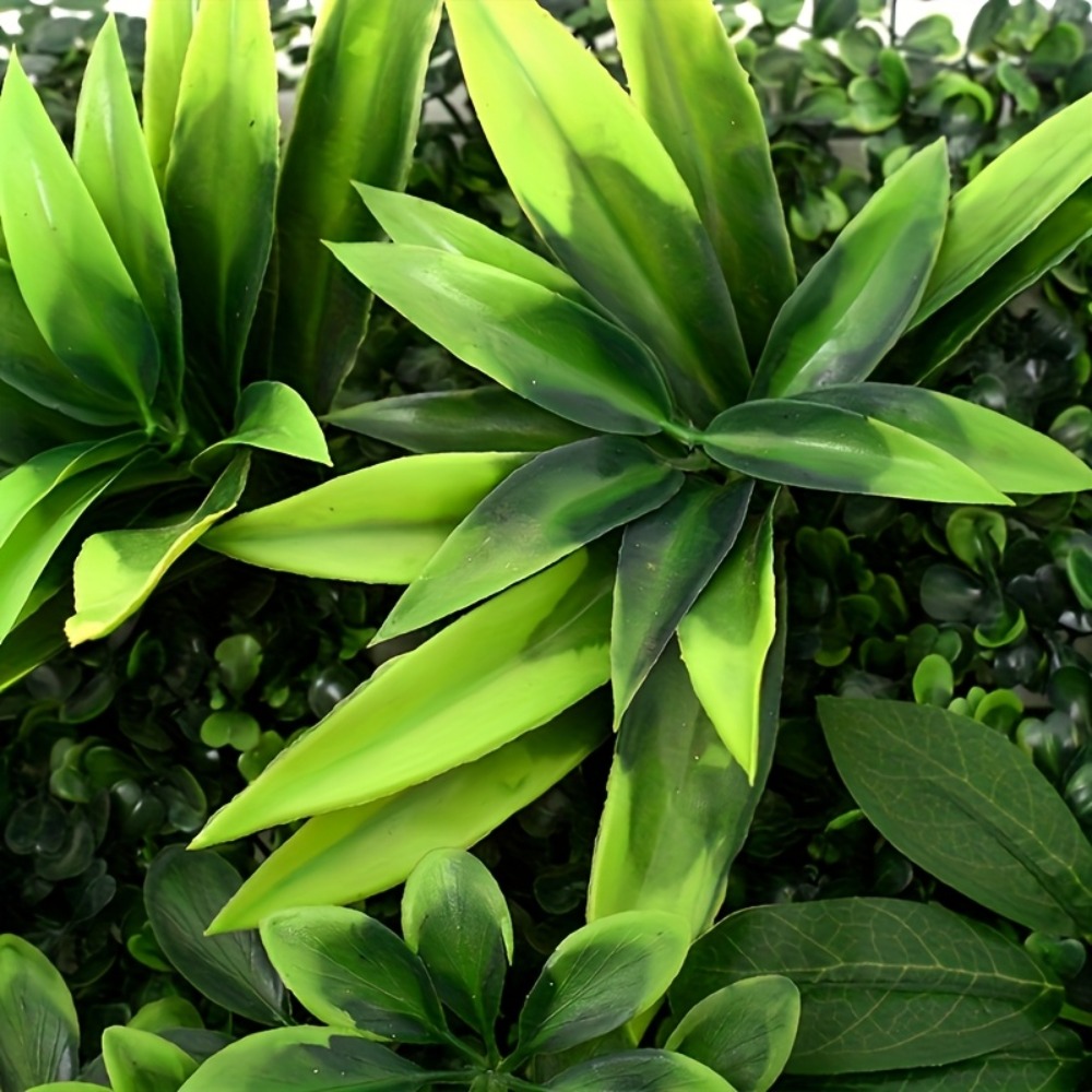 1PC Artificial Simulation Gree - Flower Wall Panel recension och pris