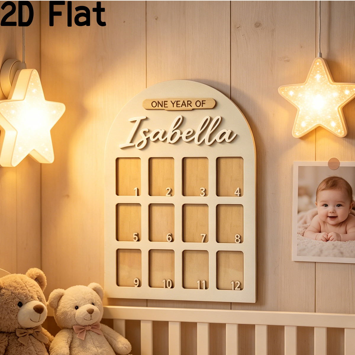 1Pc Custom Photo Record Board  - Eve Party recension och pris